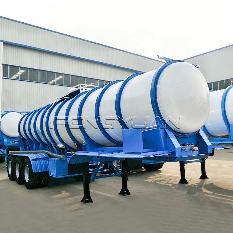 3 Axles Transport Liquid Chemical Acid