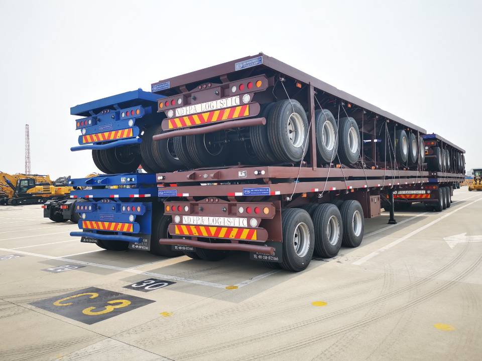 60 ton capacity truck semi trailer